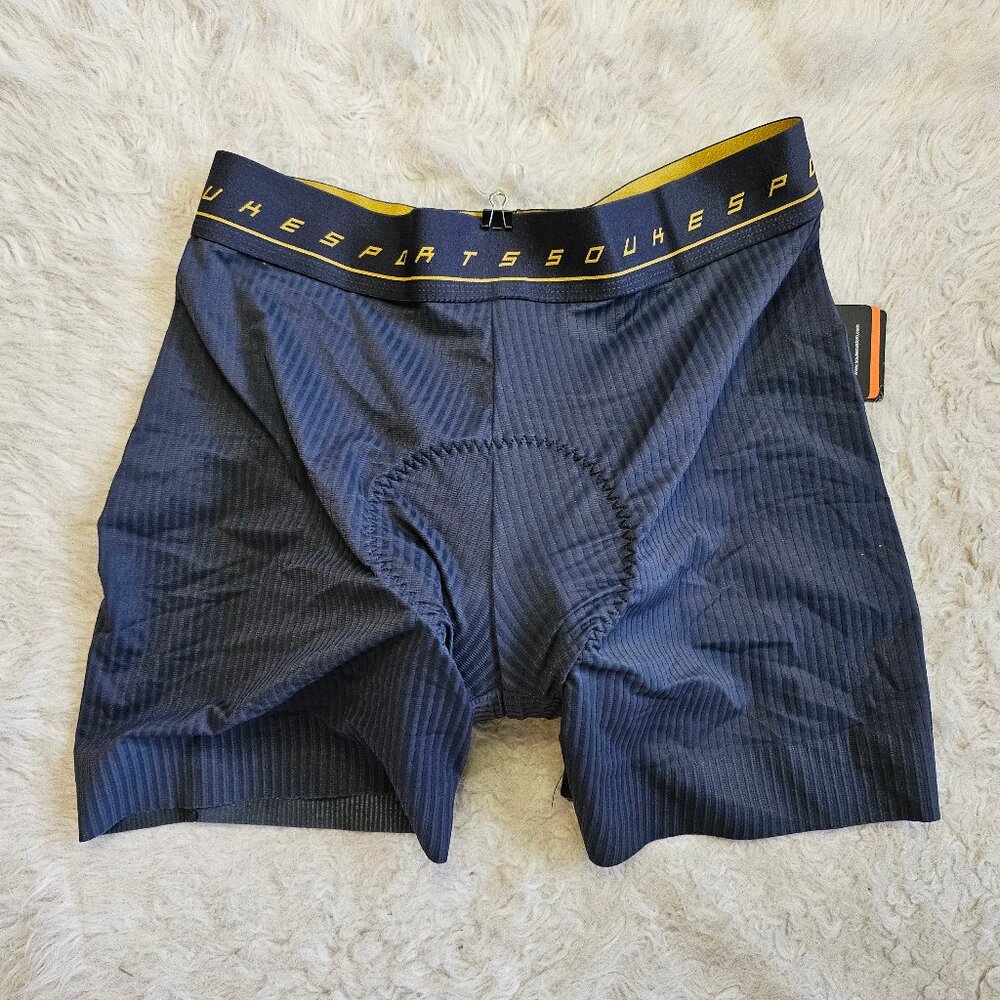 Souke Sports Men’s Dark Gray Cycling Shorts Size L